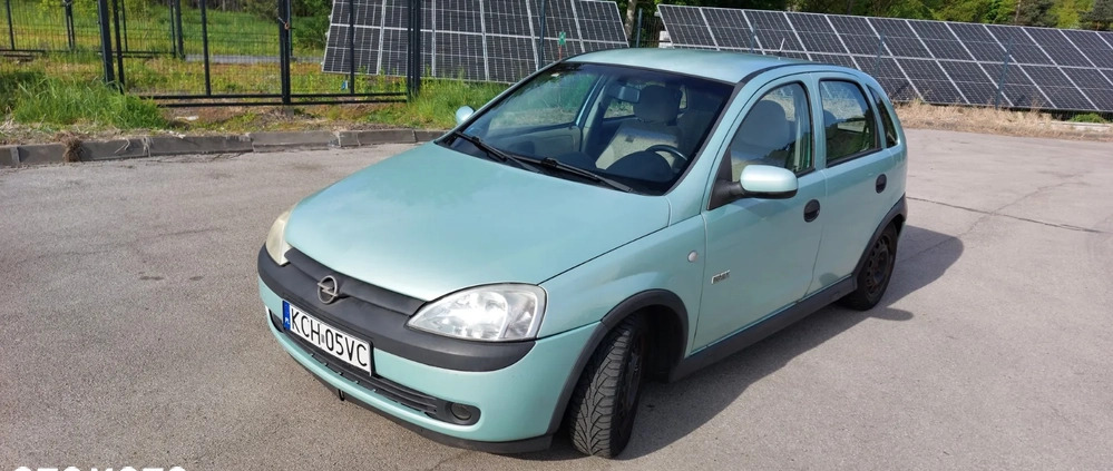 Opel Corsa cena 2699 przebieg: 211800, rok produkcji 2001 z Chrzanów małe 67